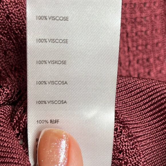 Free People H2O Crew Pullover Raw Garnet Size XS NWT - Picture 5 of 5